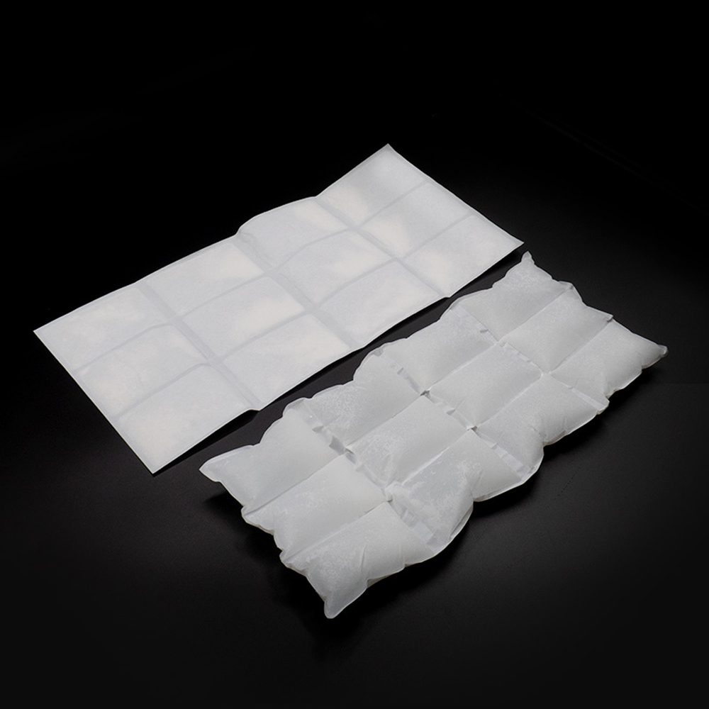 Flexible and space saving disposable ice bag 12 cell