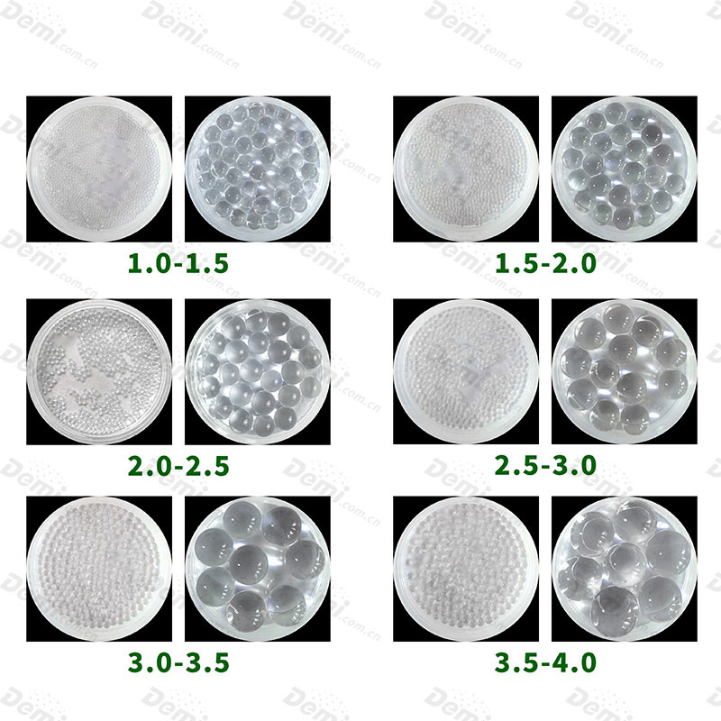 Miracle Beads Colorful Decoration Hydrogel Crystal Round Expansible Crystalline Soil-1