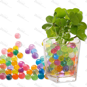 Miracle Beads Colorful Decoration Hydrogel Crystal Round Expansible Crystalline Soil-1